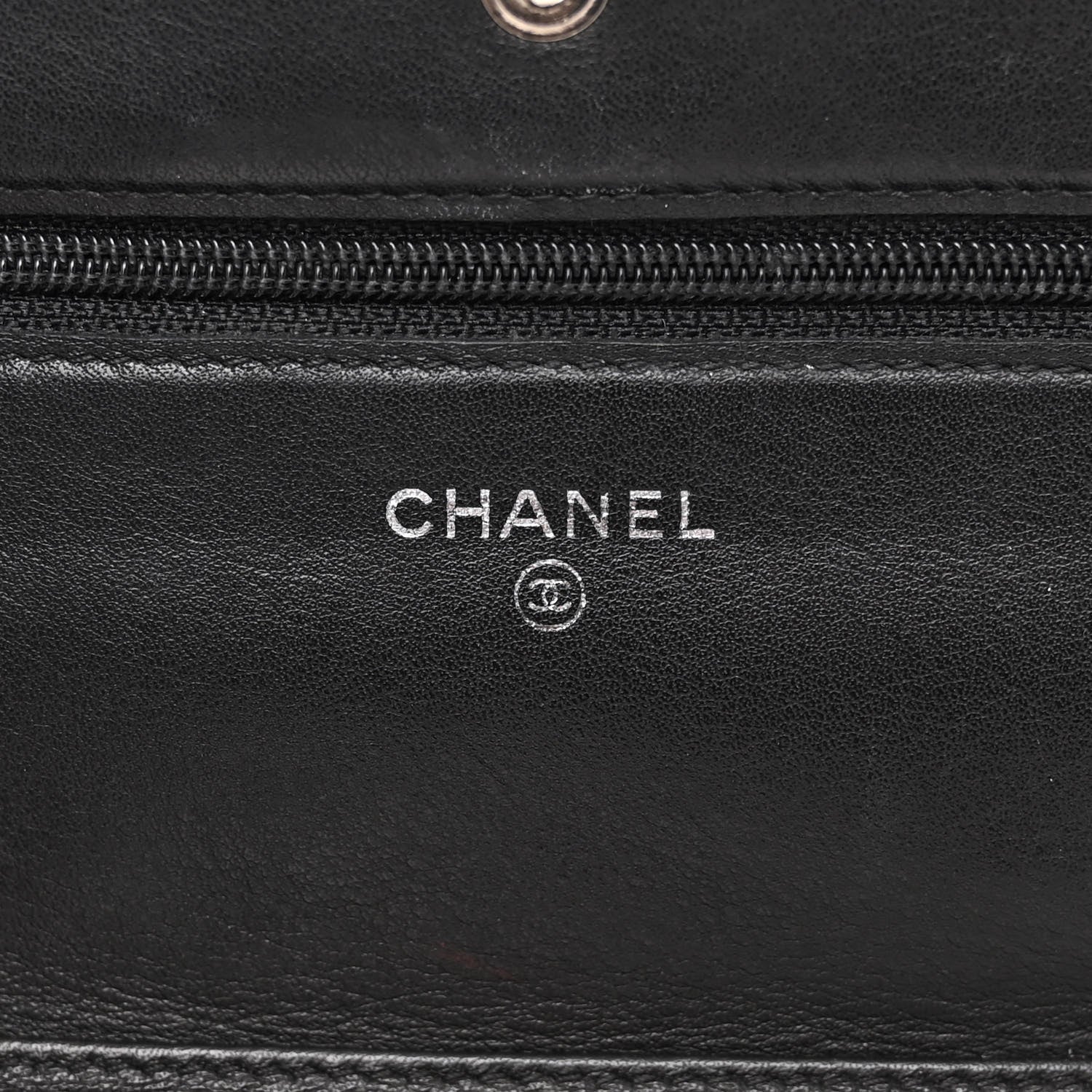 Chanel Patent Quilted Brilliant Wallet On Chain WOC Black 6 of 11