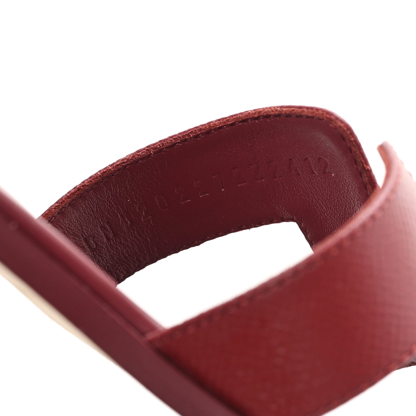 Epsom Oran Sandals 38.5 Rouge H
