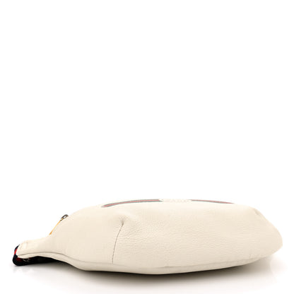 Gucci Grained Calfskin Logo Belt Bag White 4 of 13