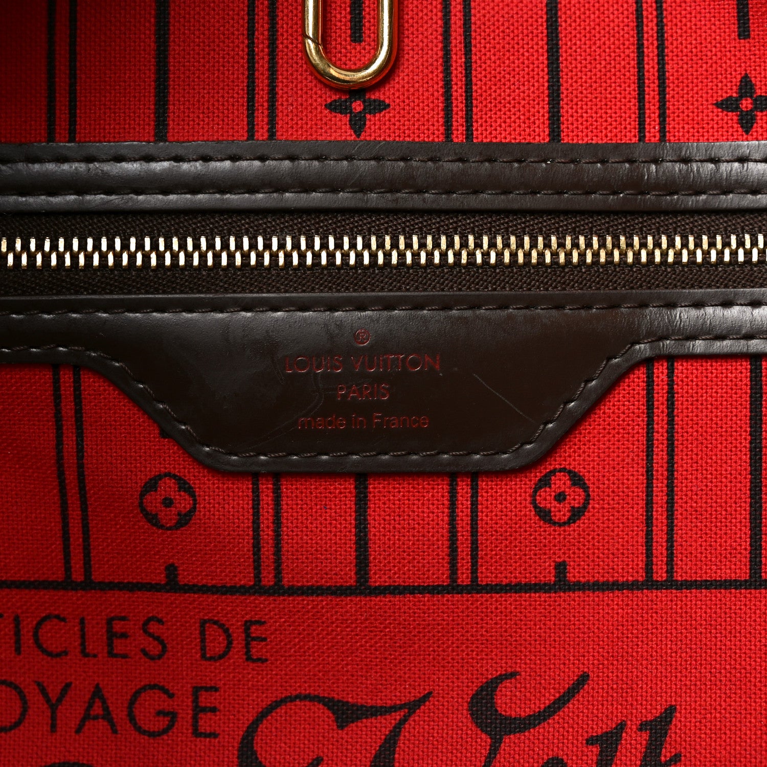Louis Vuitton Damier Ebene Neverfull GM 6 of 11