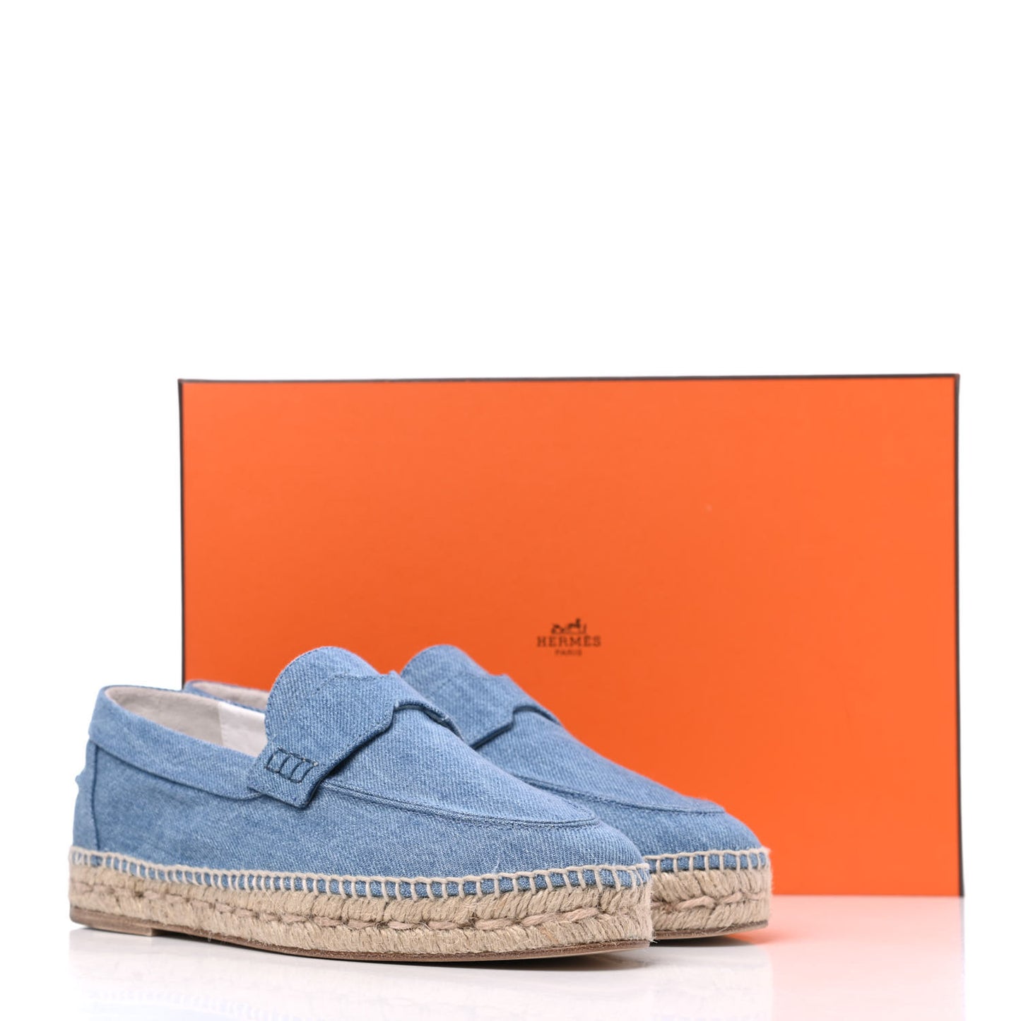 Denim Canvas Womens Trip Espadrilles 39 Bleu Clair