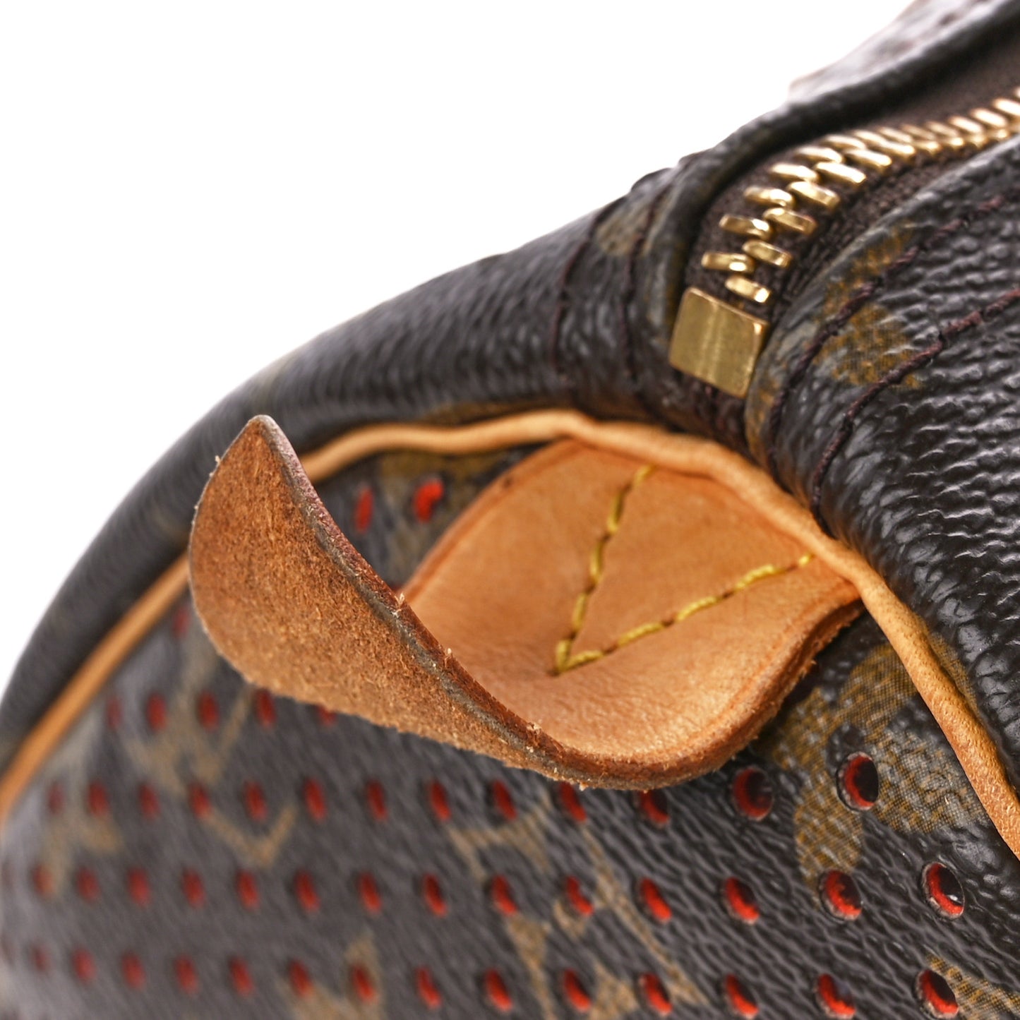 Monogram Perforated Speedy 30 Orange