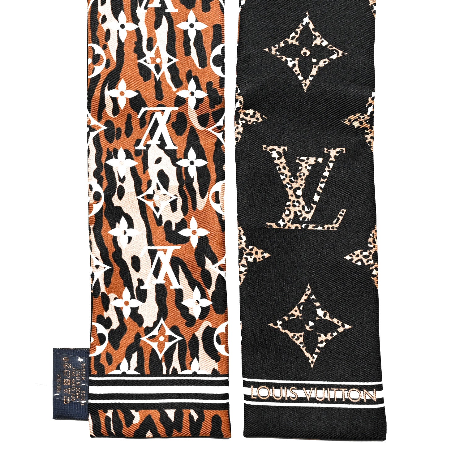 Louis Vuitton Silk Monogram Giant Jungle Bandeau Black 2 of 3