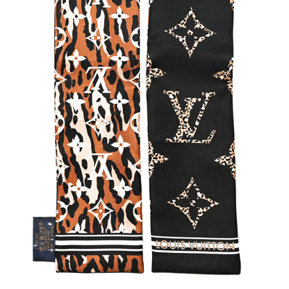 Louis Vuitton Silk Monogram Giant Jungle Bandeau Black 2 of 3