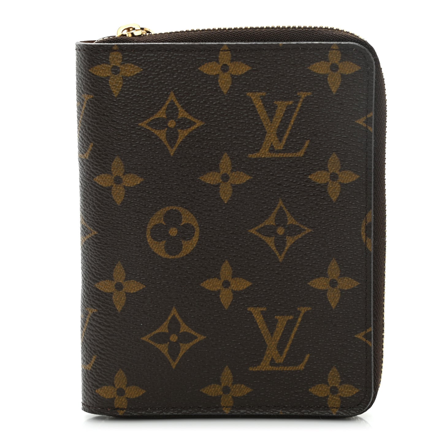 Monogram Zipped Passport Holder Wallet