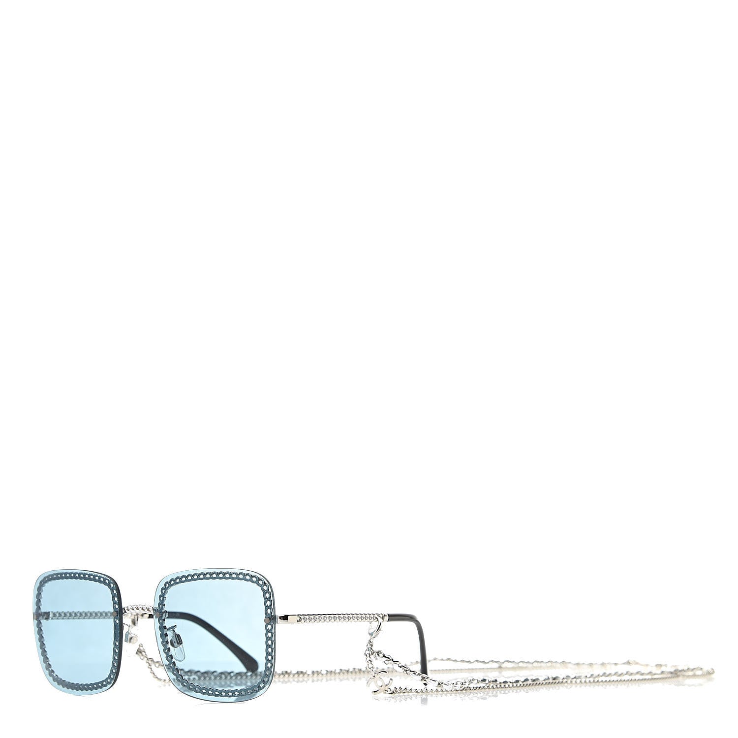 Chanel Chain Square Sunglasses 4244 Blue 2 of 9
