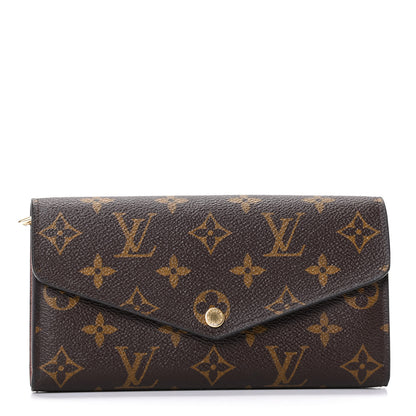 Louis Vuitton Monogram Sarah Wallet NM 1 of 7