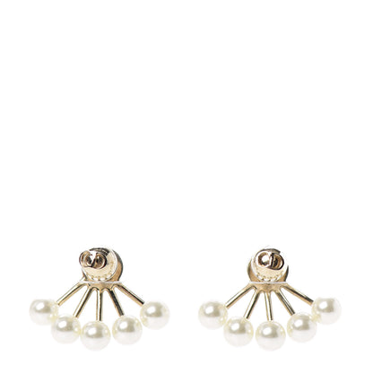 Christian Dior Pearl La Peite Tribale Earrings 1 of 4