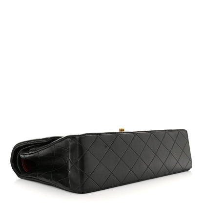 Chanel Lambskin Quilted Medium Double Flap Black 4 of 10