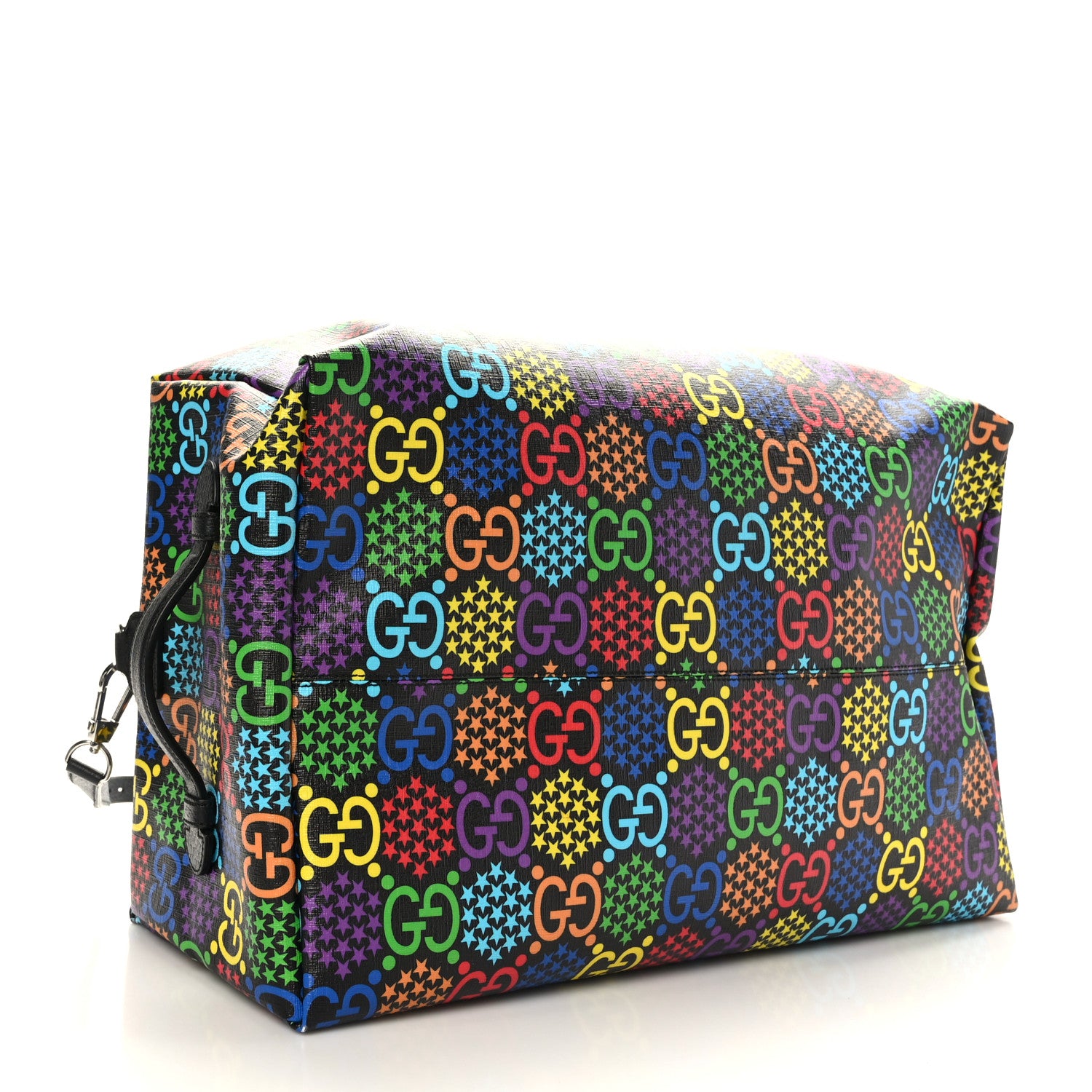 Gucci GG Supreme Monogram Psychedelic Duffle Backpack Black Multicolor 3 of 10