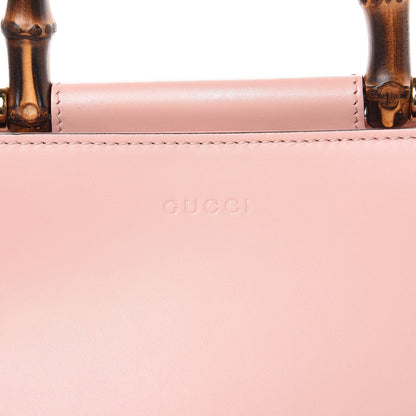 Gucci Nappa Bamboo Web Mini Nymphaea Top Handle Bag Perfect Pink Mystic White 10 of 10