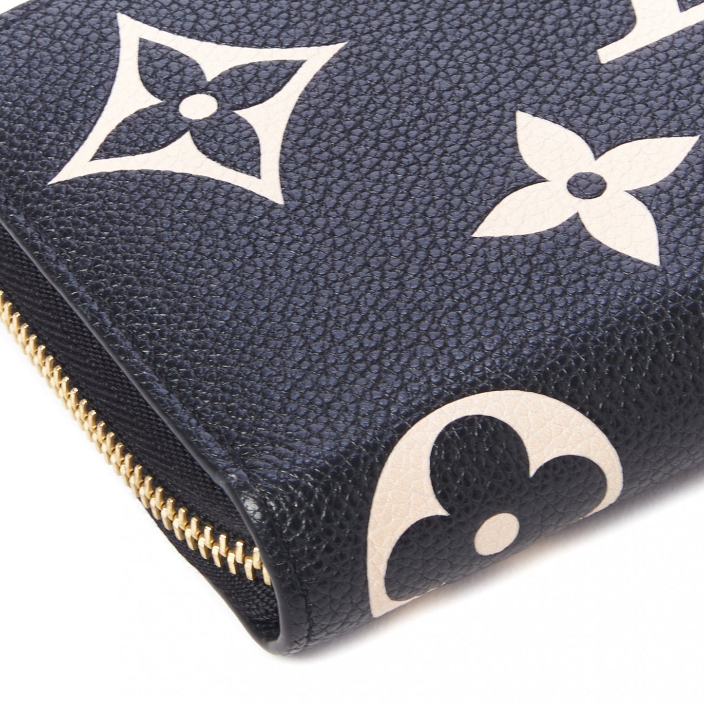 Empreinte Monogram Giant Zippy Wallet Black Beige