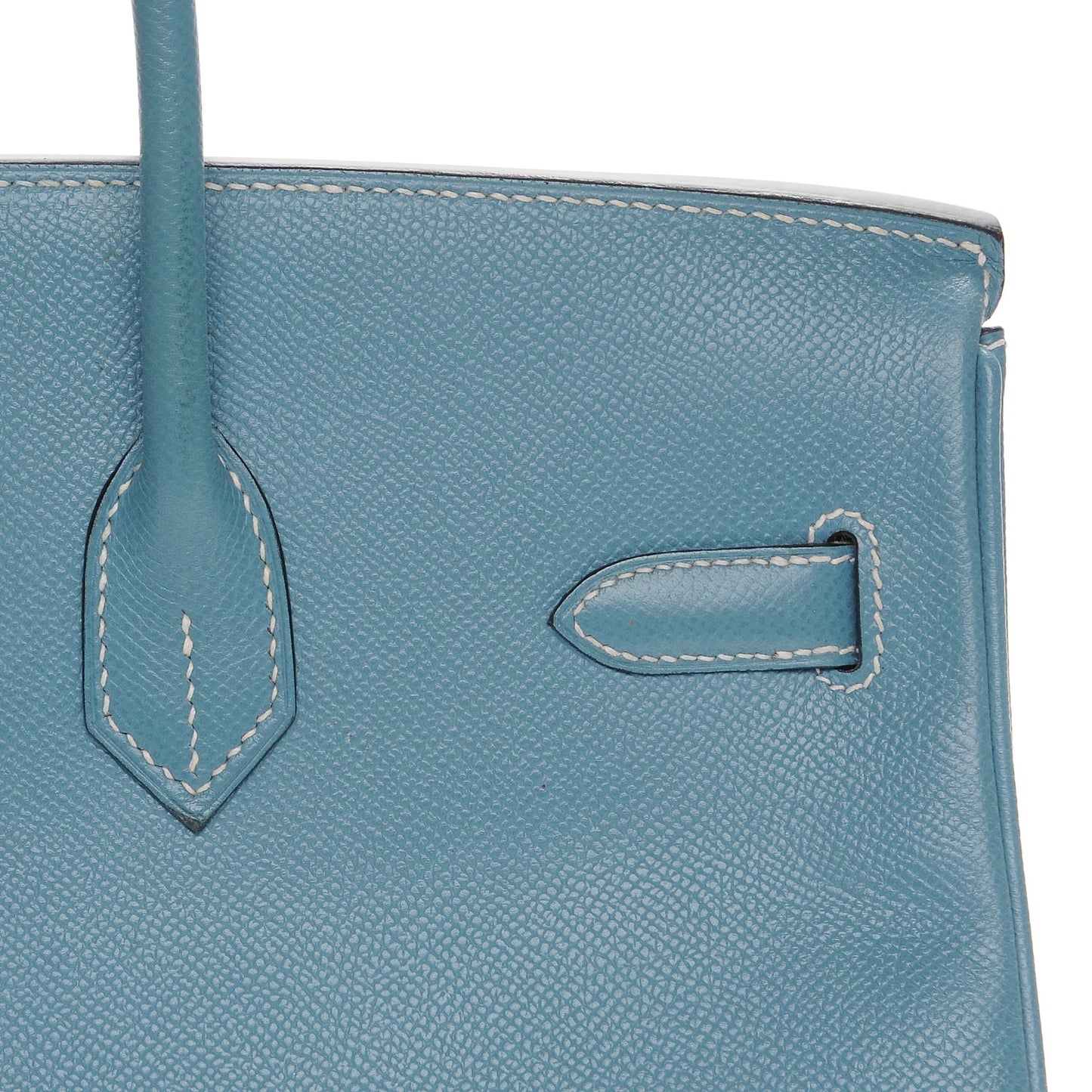 Epsom Birkin 35 Blue Jean