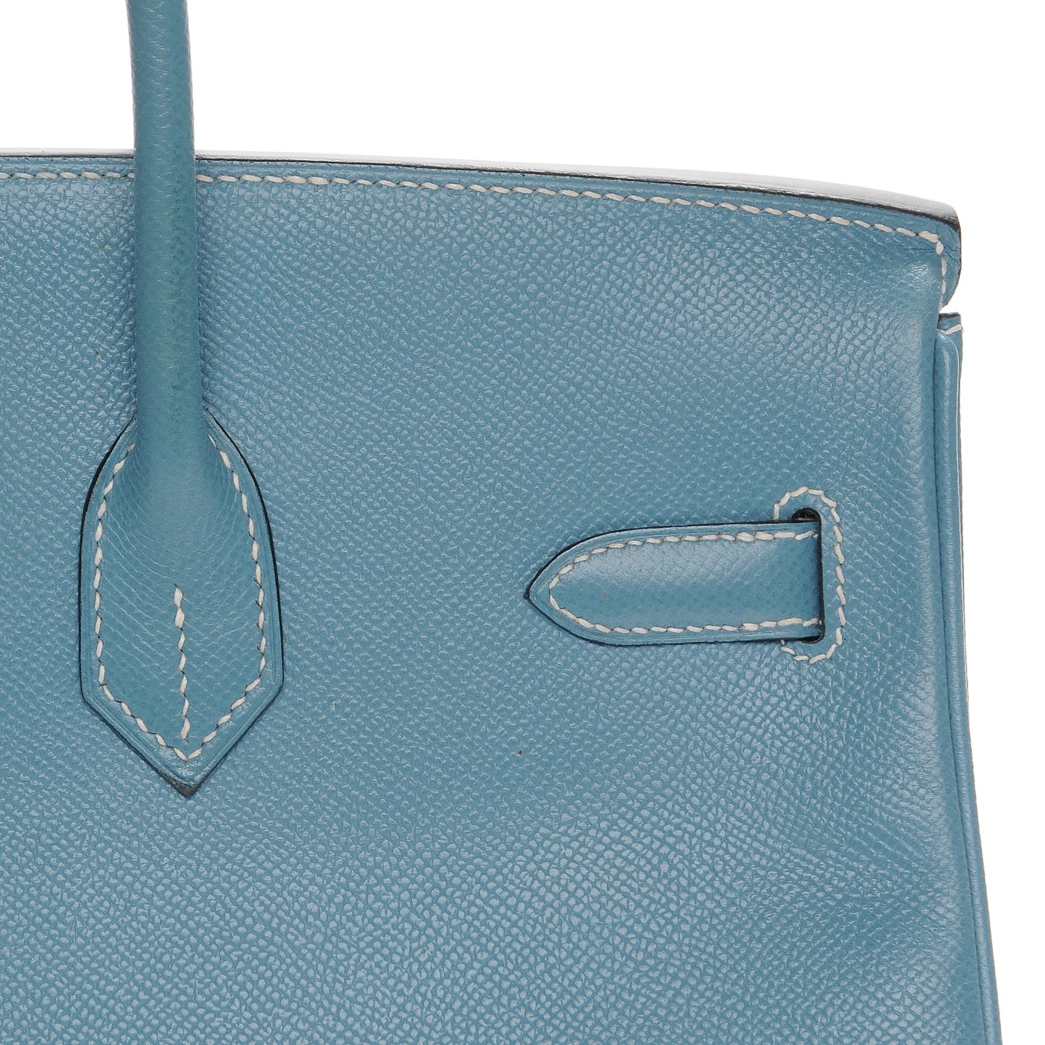 Hermes Epsom Birkin 35 Blue Jean 9 of 24
