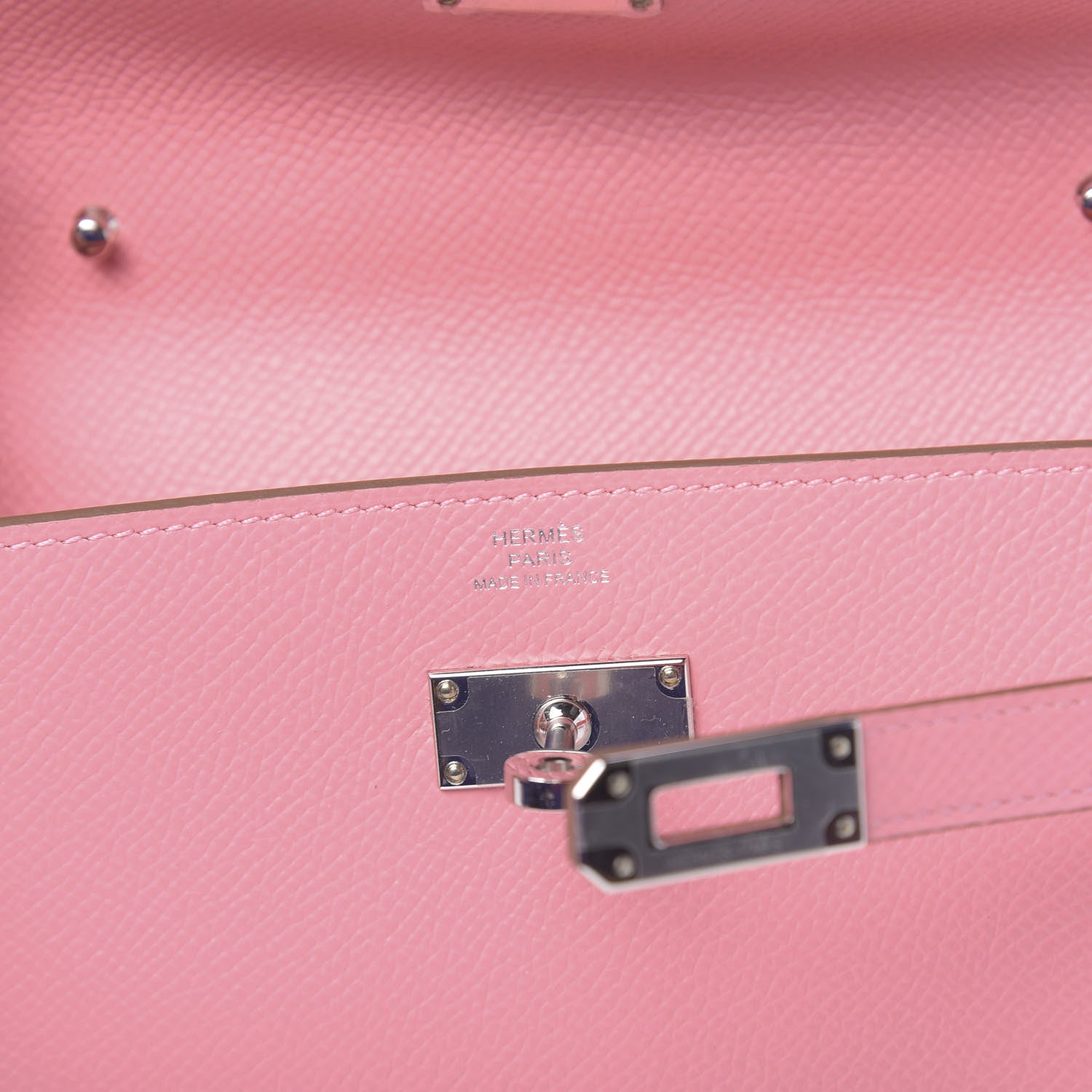 Hermes Epsom Kelly Wallet To Go Rose Confetti 6 of 10