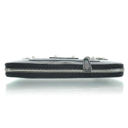 Balenciaga Agneau Compagnon Wallet GSH Black 5 of 8