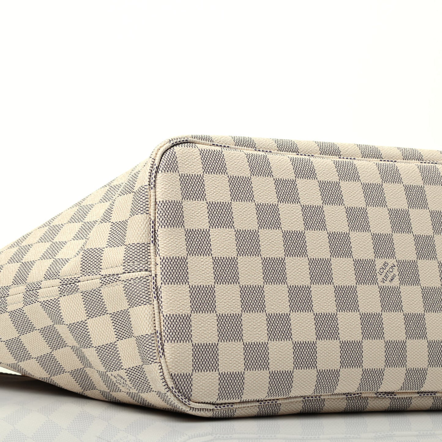 Damier Azur Neo Neverfull MM Rose Ballerine