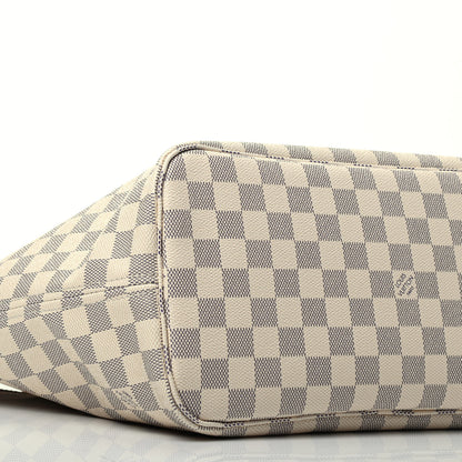 Louis Vuitton Damier Azur Neo Neverfull MM Rose Ballerine 9 of 10