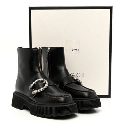 Gucci Cordovan Lux Dionysus Hunder Boots 37.5 Black 11 of 11