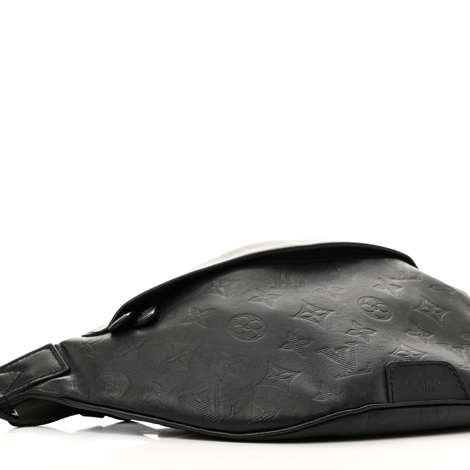 Louis Vuitton Calfskin Monogram Shadow Discovery Bumbag Black 8 of 9