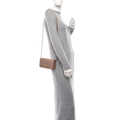 Prada Vitello Move Triangle Logo Miniborse Cipria 2 of 10