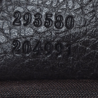 Gucci Crystal Monogram Large Abbey Tote Dark Brown 9 of 9