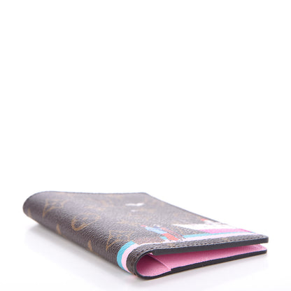 Louis Vuitton Monogram 2016 Christmas Animation Passport Cover Rose Ballerine 4 of 7