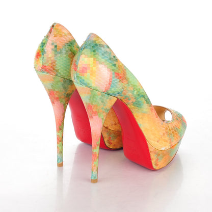 Christian Louboutin Python Pixel Troca 140 Pumps 39 Multicolor 4 of 7
