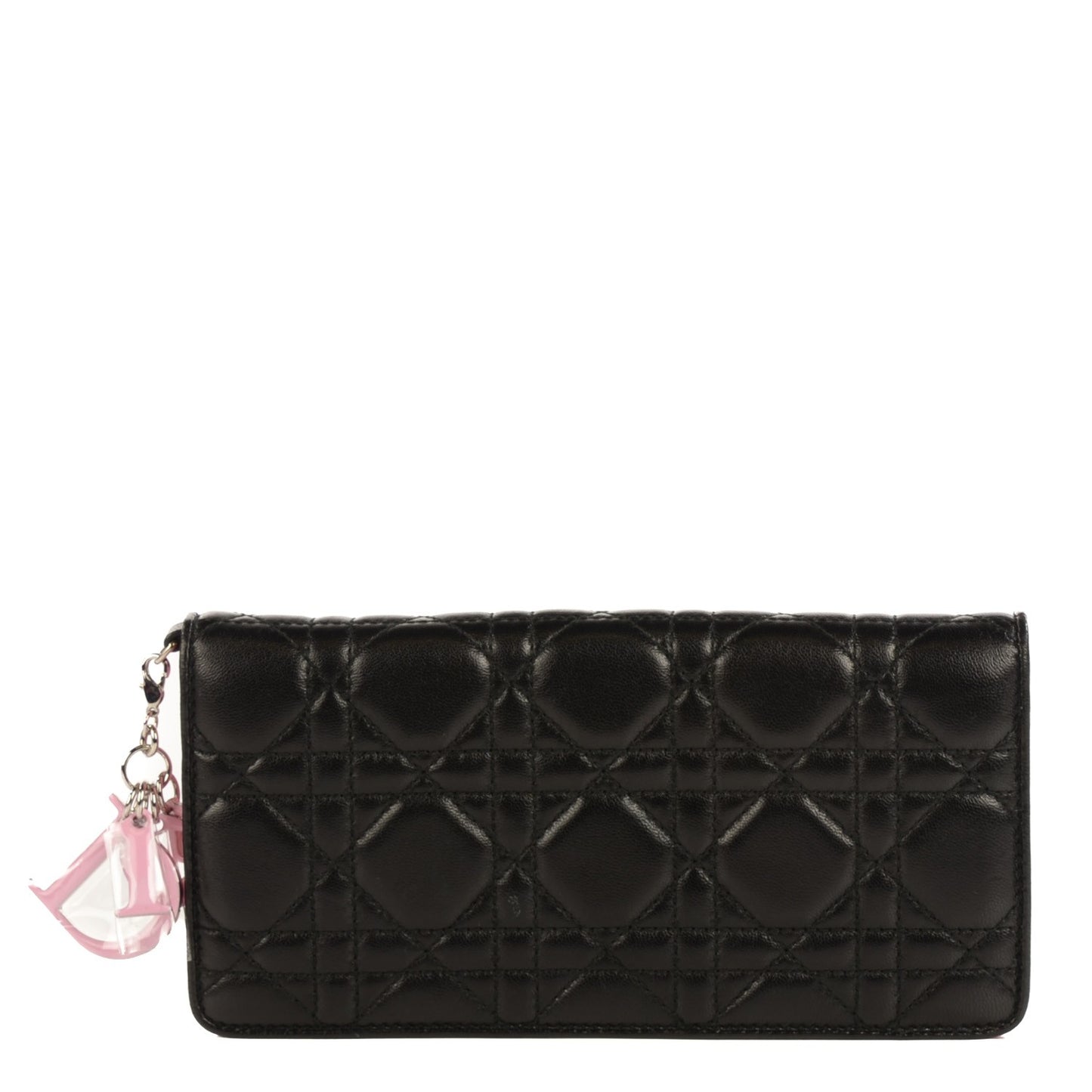 Lambskin Cannage Rendezvous Wallet Black