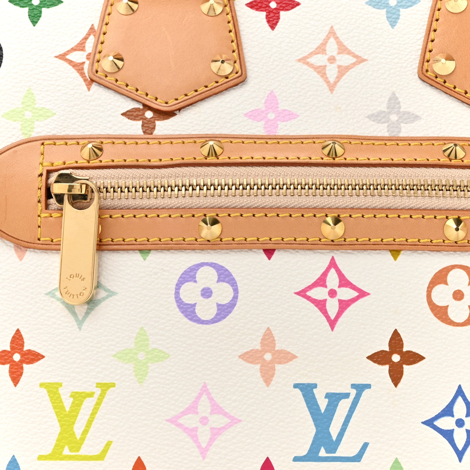 Louis Vuitton Monogram Multicolor Alma White 7 of 17