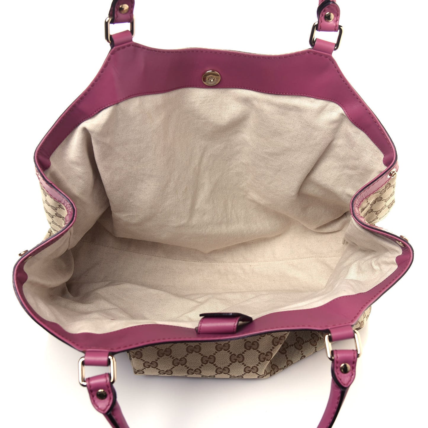 Monogram Large Sukey Tote Beige Peonia Flower