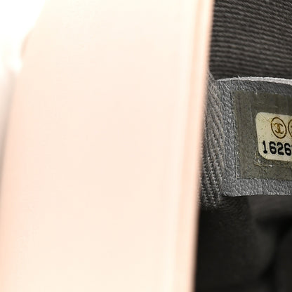 Chanel Metallic Calfskin Quilted Small Boy Flap Light Pink 7 of 15