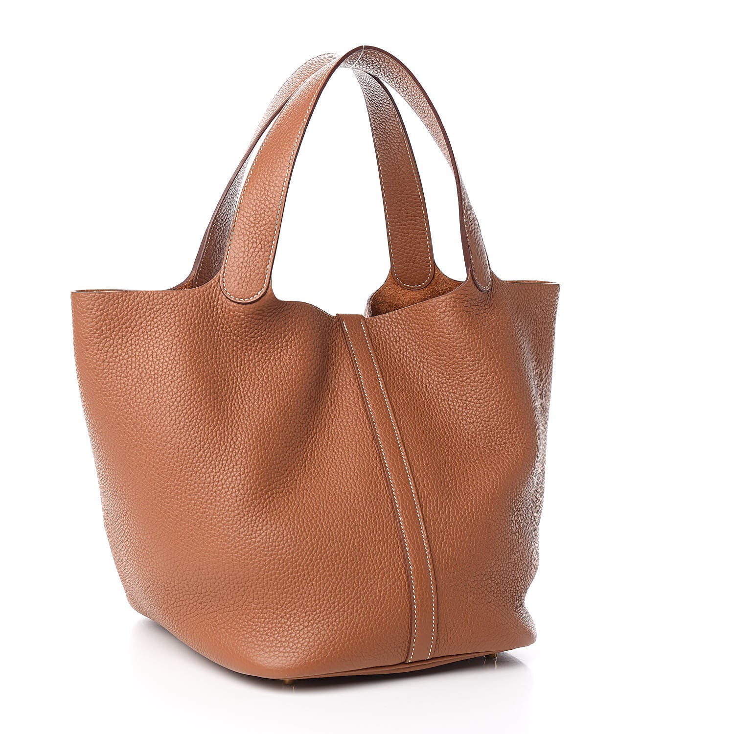 Hermes Taurillon Clemence Picotin Lock 26 GM Gold 3 of 10