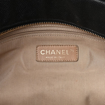 Chanel Caviar Stitched Tote Black 6 of 10