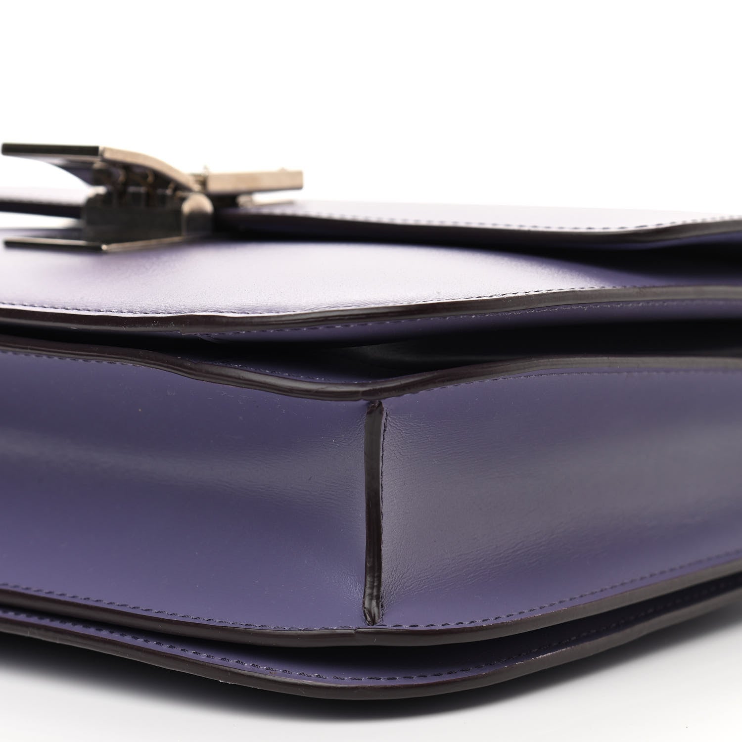 Celine Box Calfskin Medium Classic Box Flap Bag Amethyst 5 of 12
