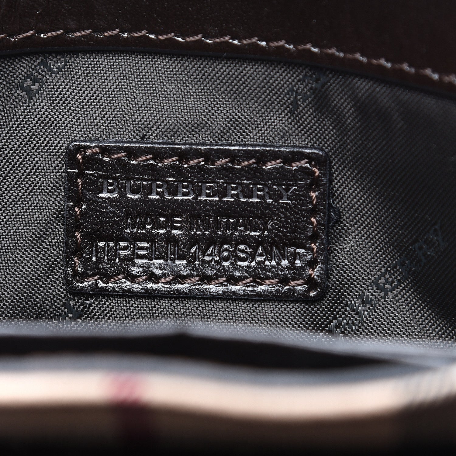 Burberry Haymarket Check Suede Mini Berkeley Crossbody Burgundy 5 of 8