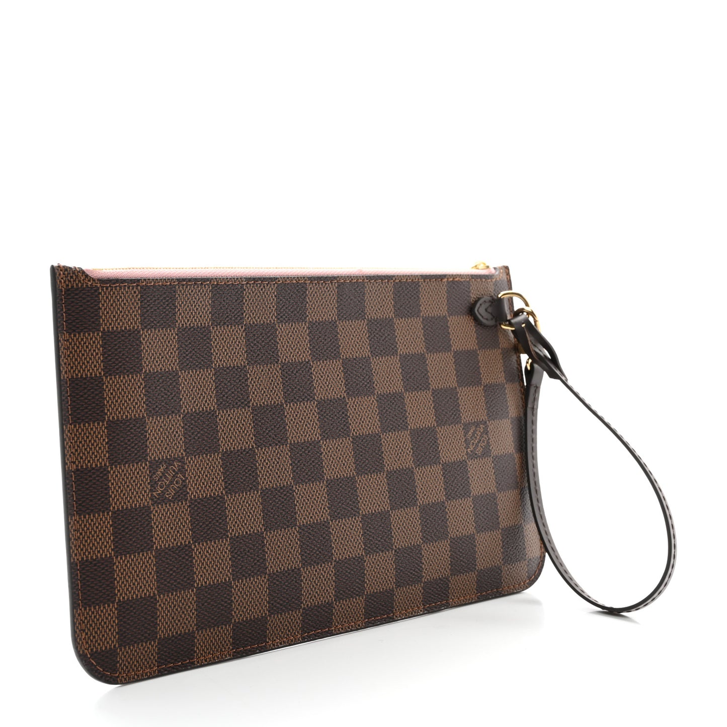 Damier Ebene Neverfull MM GM Pochette Rose Ballerine