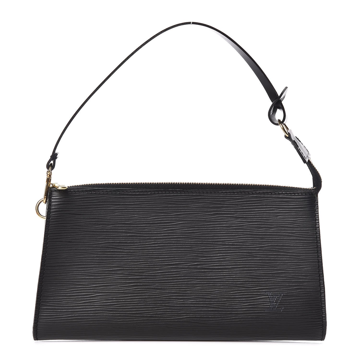 Louis Vuitton Epi Pochette Accessories 24 Black 1 of 7