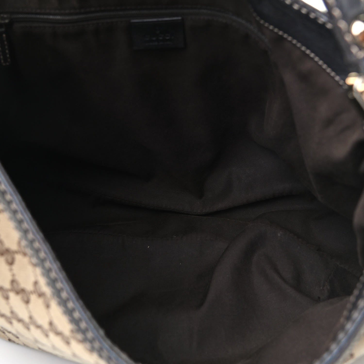 Gucci Monogram Large New Ladies Web Hobo Dark Brown 7 of 7