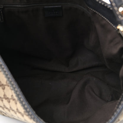 Gucci Monogram Large New Ladies Web Hobo Dark Brown 7 of 7