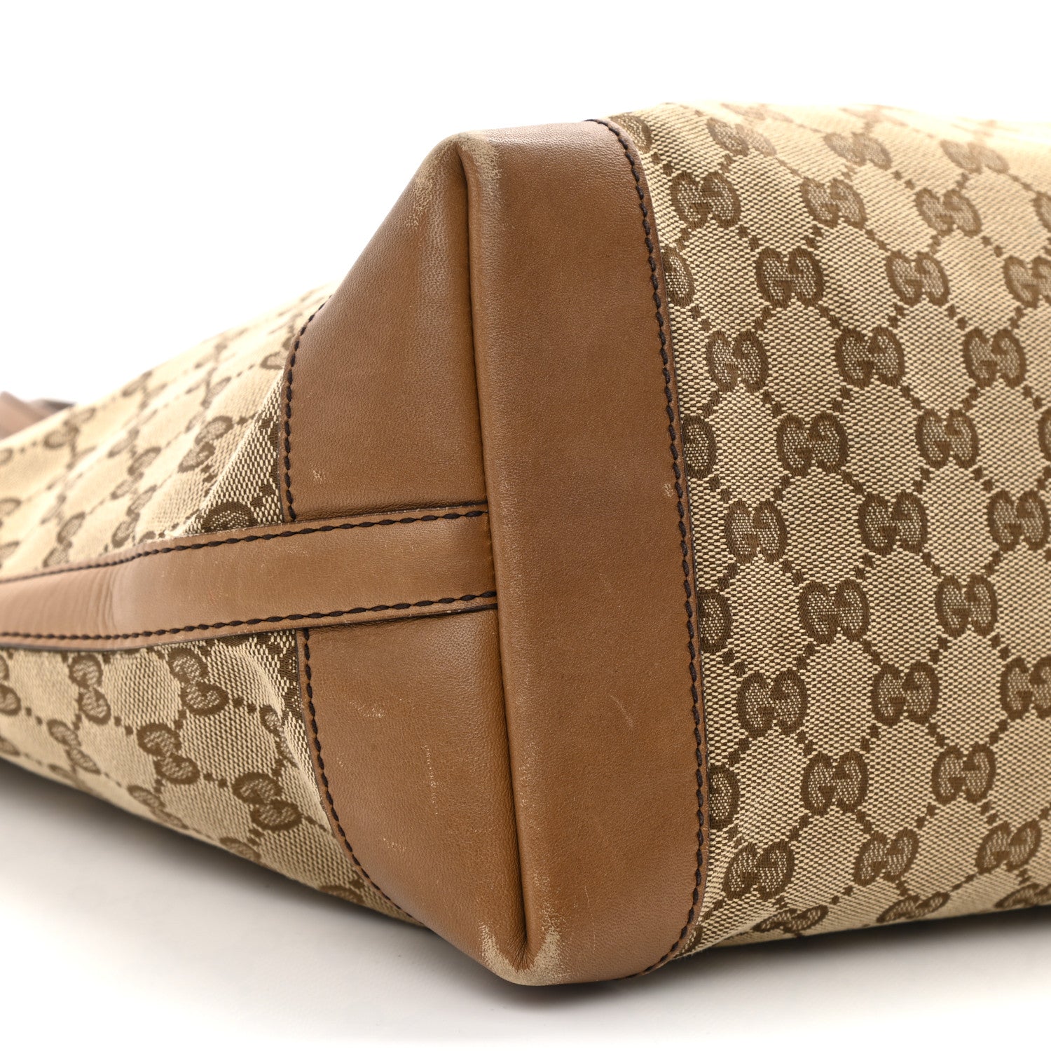Gucci Monogram Medium Craft Tote Brown 12 of 18