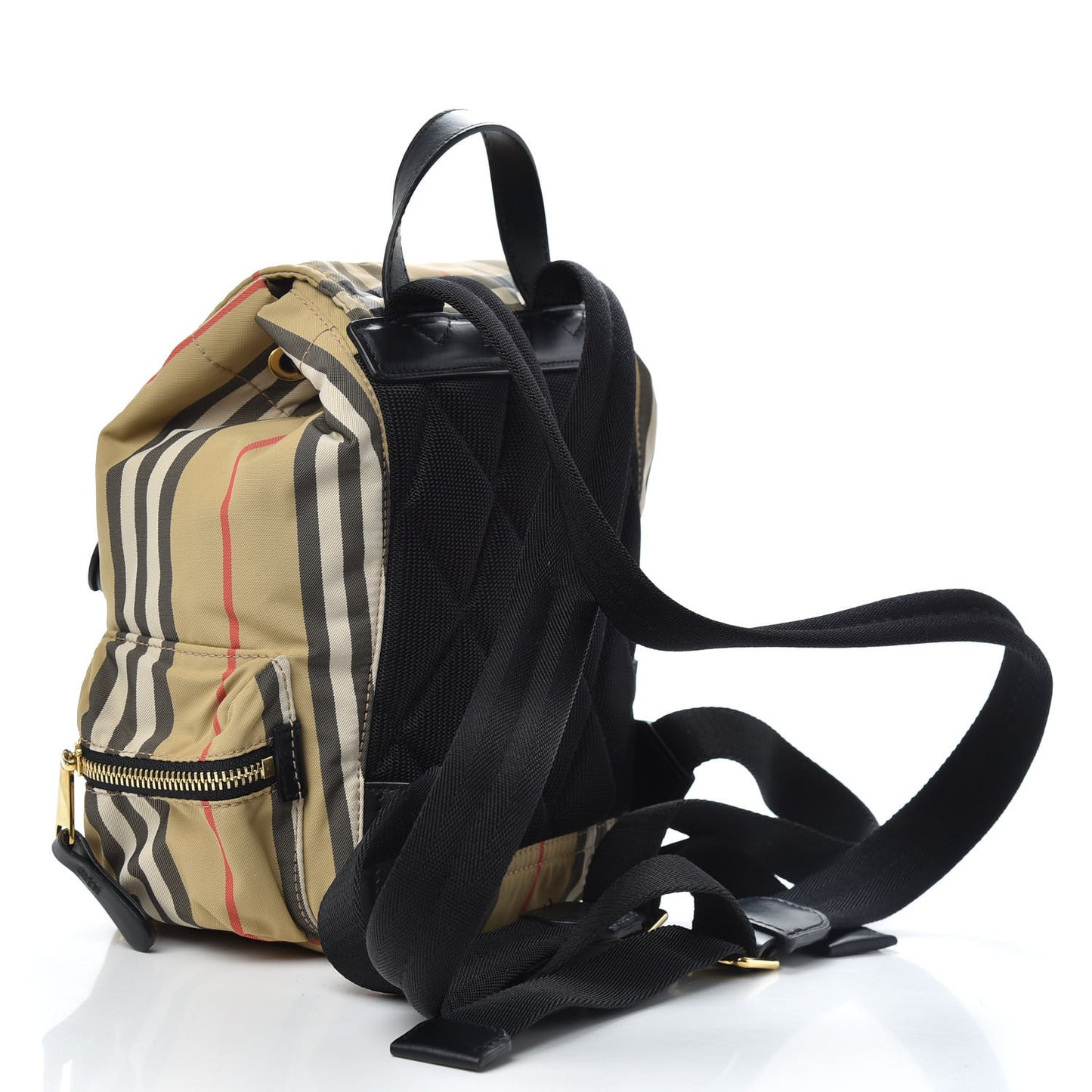 Vintage Check Small Rucksack Backpack Archive Beige