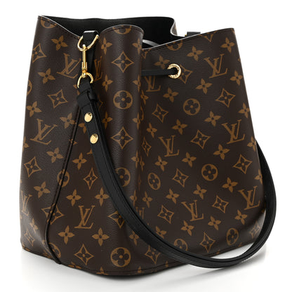 Louis Vuitton Monogram Neonoe MM Black 3 of 9