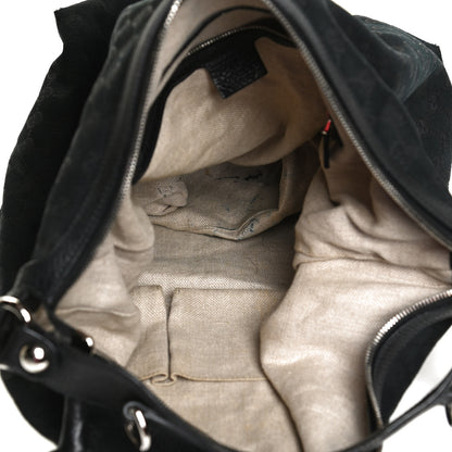 Gucci Monogram Icon Bit Large Hobo Black 4 of 12
