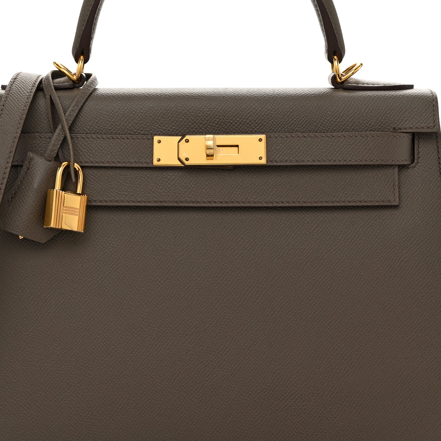 Hermes Epsom Kelly Sellier 28 Etain 8 of 10