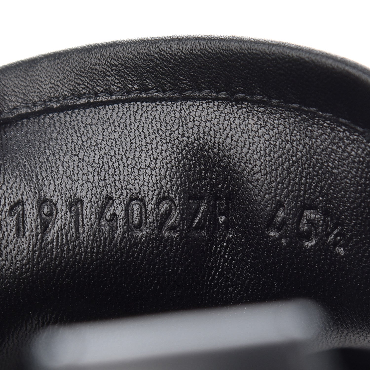 Hermes Calfskin Perforated Mens Starter Sneakers 45.5 Black 9 of 12