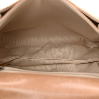 Chanel Glazed Calfskin Quilted Medium Bubble CC Flap Beige 5 of 12