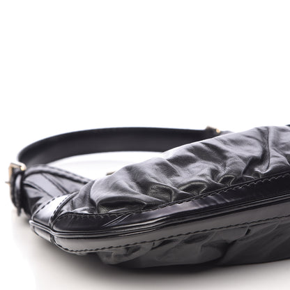 Gucci Calfskin Queen Bow Hobo Black 8 of 12