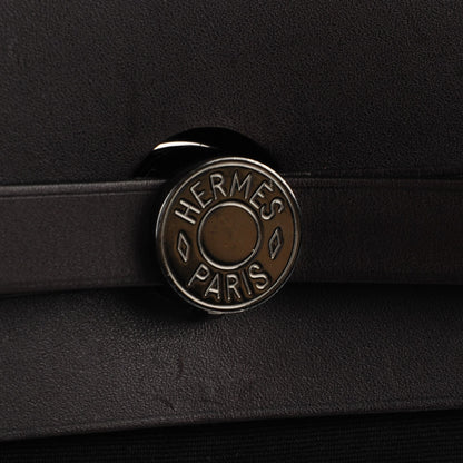 Hermes Toile Vache Hunter Herbag Zip 39 Black 3 of 17