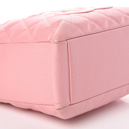 Chanel Caviar Quilted Petit Shopping Tote PST Pink 5 of 10